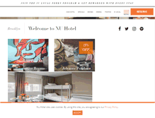 Tablet Screenshot of nuhotelbrooklyn.com